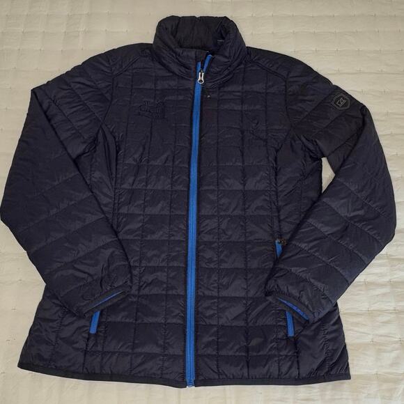 Cutter & Buck Rainier Packable Jacket Women's L | Navy Blue | w/ Corp Logo - Picture 5 of 16
